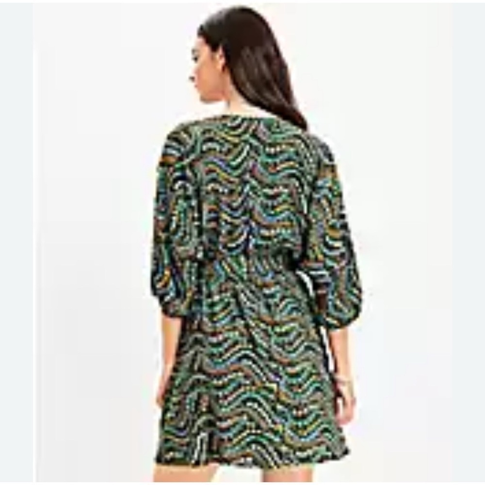 LOFT Garden Button Dolan Dress - medium. HH